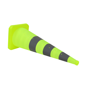 Coni Stradali Pieghevoli Riflettenti Verdi Lampeggianti Portatili a Prezzo di Fabbrica - Product Image 2