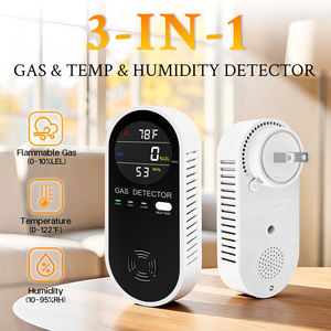Detector de gas con alarma de CO enchufable Temperatura en tiempo real (-10 ~ 50) Humedad (0% ~ 95%) Pantalla Analizadores de alarma de sonido de pantalla de 2,0" - Product Image 2