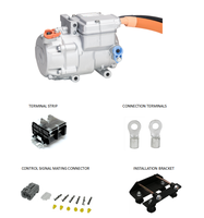 Compresseur électrique à spirale Posung 14cc 12V DC AC pour climatisation automobile, nouveau compresseur AC universel pour voiture électrique