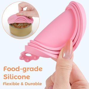 3 in 1 Universal Reusable Silicone Pet Can Lids Airtight Food Storage Sealing Covers for Dog Cat Food Tin Cans Fresh Keeping Top - Product Image 2