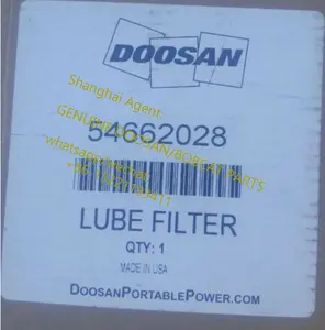 54662028. Filtro-Doosan Portab 54662028 INGERSOLL RAND filtro de aceite de motor de PORTABLEle de partes