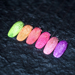 Gel reflectante con purpurina, esmalte <span class=keywords><strong>de</strong></span> <span class=keywords><strong>uñas</strong></span> en Gel con lentejuelas rosas, gel para <span class=keywords><strong>uñas</strong></span> UV <span class=keywords><strong>semipermanente</strong></span>, decoraciones artísticas para <span class=keywords><strong>uñas</strong></span> - Product Image 4