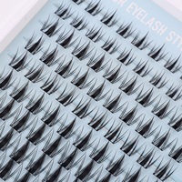 Extensions de cils en grappe DIY en gros, 768 pièces, longueurs mixtes, cils individuels doux et naturels, faux cils