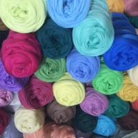 HOT Selling Wholesale Cheap Bulk 100% Wool Yarn DIY Craft Material Wool Fiber Roving