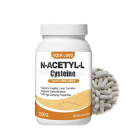 Capsules de N-acétylcystéine (NAC) en vrac, 600 mg, 1000 mg, avec logo personnalisé, marque privée, complément alimentaire pour le soutien immunitaire et énergétique