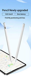 MFi certificata attivo <span class=keywords><strong>penna</strong></span> stilo capacitivo per Tablet Touch Screen <span class=keywords><strong>penna</strong></span> per <span class=keywords><strong>Apple</strong></span> iPad Tablet stilo <span class=keywords><strong>penna</strong></span> <span class=keywords><strong>con</strong></span> Find My Function - Product Image 2