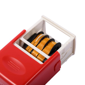 402 Plastic Automatic Ink <strong>Return</strong> <strong>Stamp</strong> for Office Digital Adjustable Accounting Financial Wheel Tipping Bucket Ink Pad Wholesale - Product Image 3