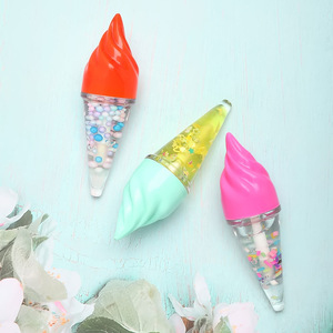 Nouveauté en promotion : Gloss à lèvres effet crème glacée, scintillant, waterproof, longue tenue, hydratant, 3 couleurs, maquillage mignon pour les lèvres - Product Image 2