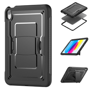 Custodia per <span class=keywords><strong>iPad</strong></span> di decima generazione da 10.9 pollici con protezione per lo schermo e cavalletto robusto copertura protettiva Full Body per Apple - Product Image 3
