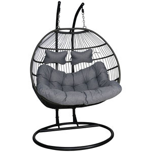 Kursi ayunan gantung untuk pasangan, kursi ayun ganda untuk anak laki-laki dan perempuan, kursi telur ayunan dua orang untuk suami dan istri - Product Image 5