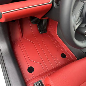 Tapis de sol de voiture de luxe haut de gamme en cuir écologique antidérapant et imperméable, sur mesure pour la Série 1, protection toutes saisons, ensemble complet - Product Image 1