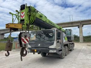 Used Truck Crane 39000kg Green Boom Mobile Lifting Equipment Construction <b>Hoisting</b> Machine - Product Image 3