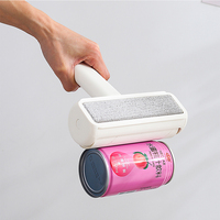 Brosse anti-poils des animaux de compagnie, rouleau de papier collant en abs, pour démêler les vêtements