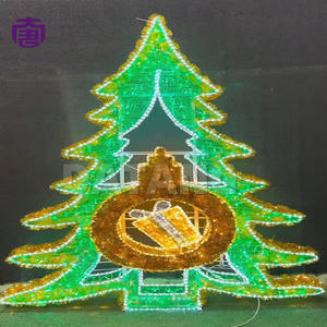 Encantadoras Luces LED Impermeables IP65 para Árbol de Navidad con Control Inalámbrico y Colores Personalizados para Decoraciones Navideñas de Exterior - Product Image 3