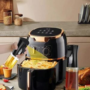 เครื่องพ่นน้ำมันมะกอกสำหรับทำอาหารขวดแก้วขนาด200มล. สเปรย์น้ำส้มสายชูน้ำมันเกรดอาหารรีฟิลได้ - Product Image 2