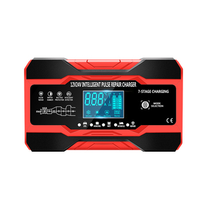 Cargador de Batería Inteligente de Pulso de <span class=keywords><strong>12V</strong></span>/10A 24V/<span class=keywords><strong>5A</strong></span> para Automóvil y Motocicleta, Kits Interiores Multifunción - Product Image 1