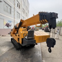 Grue araignée tout-terrain extérieure haute performance, capacité 3t, 5t, 8t, contrôle précis