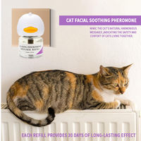 Kit de démarrage pour diffuseur de phéromones apaisantes pour chien, chat, soulagement avancé de l'anxiété, sans stress, avec tête enfichable, vente en gros