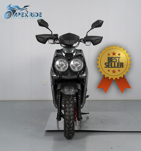 Apex-ride LuHu 150cc Off-Road Fuel <b>Scooter</b> High-Power Dual Disc <b>Brake</b> Gas Moped with LCD Gauge - Product Image 3