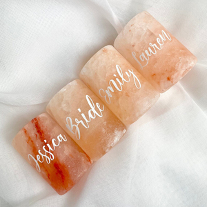 Set Van 3 Handgemaakte Roze Himalayan Zout Bergkristal Shotglazen <span class=keywords><strong>4</strong></span> Inch Shooters - Product Image 5