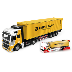 Modellino di <span class=keywords><strong>Camion</strong></span> Semirimorchio Container in Lega Pressofusa 1/36 con Funzione Pull-Back, Giocattolo per Bambini - Product Image 2