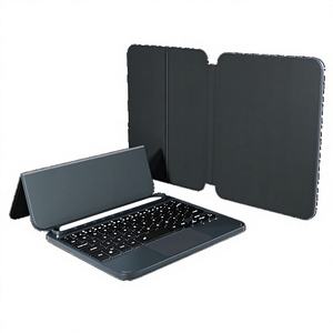 Clavier magique sans fil <span class=keywords><strong>Bluetooth</strong></span> de dernière génération pour iPad Mini / iPhone avec support arrière et rétroéclairage 7 couleurs - Product Image 1