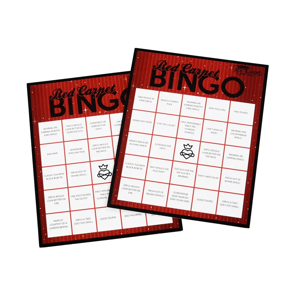 Bingo Game Cards Paper Sheets Funny Calling Tickets Board Number Party Sheet Interactive Deck Blank Printable Numbers