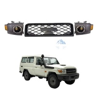 Accessoires 4x4 pour Land Cruiser série 70 10-22 Kits de Conversion de mise à niveau lampe frontale LED avec calandre pour LC70 75 76 79 série 2010