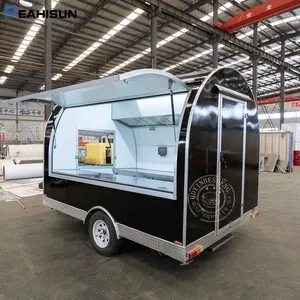 Agent's Discount Mobile Kitchen Food Truck Street Van Trailer Hot Food Cart Catering Food Trailer With With Cupboard Sink