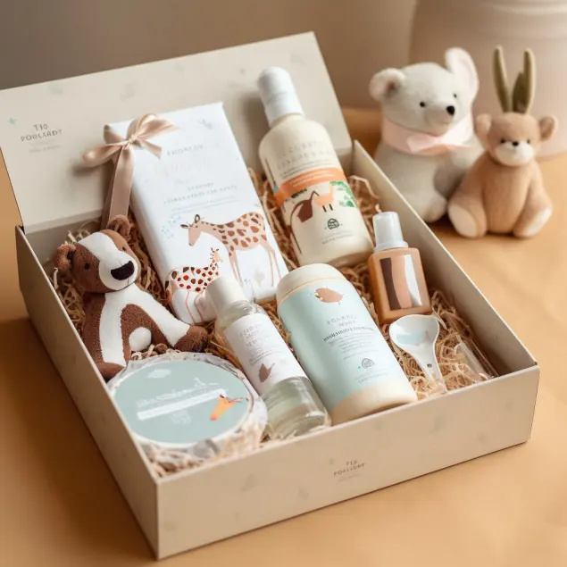 Custom Logo Packaging baby products simple gift box