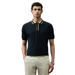 Camiseta Polo de Algodón para Hombre con Logotipo Bordado Personalizado, Diseño Retro de Solapa, Camiseta Polo de Golf Informal Lisa Unisex - Product Image 2