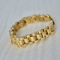 Bracelet de montre vintage en acier inoxydable, vente en gros d'usine, hommes femmes, 10 mm, simple, plaqué or 18 carats, PVD, étanche, cadeau de créateur