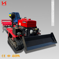 Tracteur agricole compact chinois 40 CV 4x4 avec chargeur frontal et pelle arrière à vendre