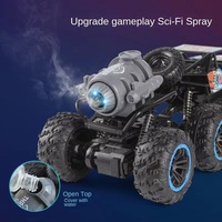 AiJH 1:18 Voiture RC d'escalade six roues avec pulvérisation, télécommandée, tout-terrain, véhicule RC Crawler en gros