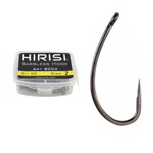 <span class=keywords><strong>Hirisi</strong></span> 8004 hameçons de pêche à la carpe revêtement sans ardillon hameçons en acier à haute teneur en carbone - Product Image 1