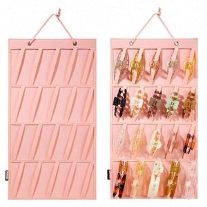 High Quality Felt Hair Clip Storage Organizer Hanging on Wall for Girls <b>Headband</b> Accessories Display Bag with Factory Price - Product Image 4