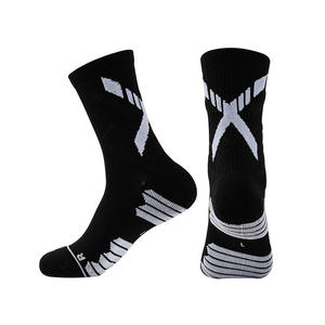 ถุงเท้ากีฬาบาสเก็ตบอลสำหรับผู้ชายชั้นยอดสำหรับฝึกซ้อมกันลื่นพื้นหนาเทคนิคถักสำหรับฤดูร้อน - Product Image 6