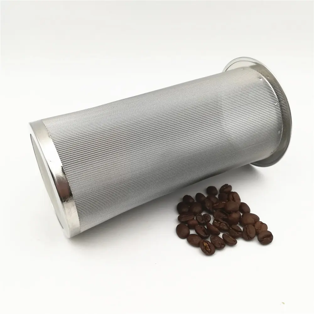 Fijne 50 80 100 micron rvs mesh koude brouwsel koffie filter mand