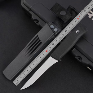 Cuchillo sueco para exteriores multifuncional de alta dureza para supervivencia en la naturaleza, autodefensa, portátil, para el hogar, para acampar, cuchillo afilado. - Product Image 5