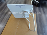 Table de club pliable en acier sur mesure, réglable en hauteur, pour balcon