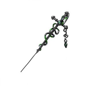 Pendientes de Piercing Vintage con Diseño de Serpiente Entrelazada, Estilo Oscuro, Gótico Punk, Joyería de Oreja - Product Image 6