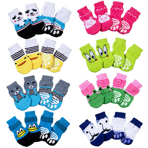 Vente en gros Nouveau design <span class=keywords><strong>Chaussettes</strong></span> <span class=keywords><strong>antidérapantes</strong></span> imperméables personnalisées chaudes et mignonnes <span class=keywords><strong>pour</strong></span> gros chats et chiens - Product Image 4