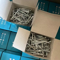 Clous en acier industriel poli brillant, tige lisse, sans bavure, parfaits pour la menuiserie et les travaux d'assemblage.