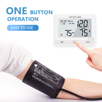 Monitor Tekanan Darah EKG Bluetooth 5.0 Elektrik Baru, Pengukuran Inflasi, Deteksi A Fib dan Aritmia, Layar Ekstra Besar