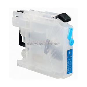 Cartucho de tinta de recarga LC123 para Brother J4610DW J4310DW J4410DW <span class=keywords><strong>J4710DW</strong></span> J450DW J470DW, recargable, 103, 113, 123 - Product Image 2