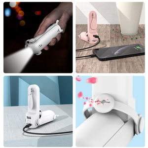 Verano portátil Mini ventilador de mano pequeño y encantador oso Usb plegable multipropósito al aire libre ventilador recargable ventilador de escritorio para al aire libre - Product Image 5