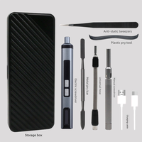 Kit d'outils de réparation pour iPhone 58 en 1, tournevis électrique, ensemble de bricolage, mini moteur sans balais rechargeable, démontage et réparation