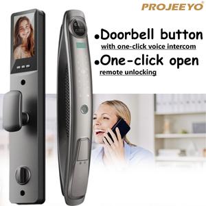 Cerradura Inteligente para Puerta con Huella Dactilar y Aplicación Tuya, Electrónica Digital sin Llave para Apartamentos Airbnb y Alquileres de Corta Duración MJ-CS10 Smart - Product Image 3