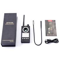 Détecteur de signal RF K68, détecteur de caméra cachée anti-espionnage, scanner de traceur GPS, détecteur d'écoute clandestine, 1200mAh, 8-10 heures d'autonomie, pour la maison