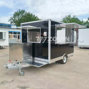 Industrial Grade Concession Food <b>Trailer</b> Mobile Vending Cart Equipment Dessert Cart Coffee Concession Mini Food <b>Trailer</b> - Product Image 4